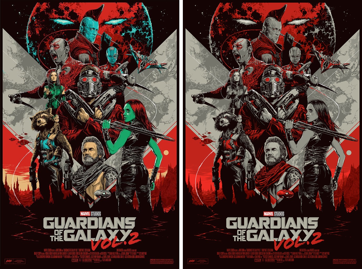 Mondo Guardians of the Galaxy ポスター | floopfestas.com.br